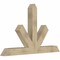 Ekena Millwork Saratoga Rough Sawn Timber Gable Bracket, Douglas Fir, 72"W x 45"H x 6"D x 6"F, 15/12 Pitch GBW072X45X0606SAR00RDF - alternate 5